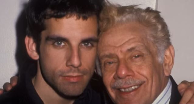 Quinlin Dempsey Stiller father with his beloved late father Jerry Stiller